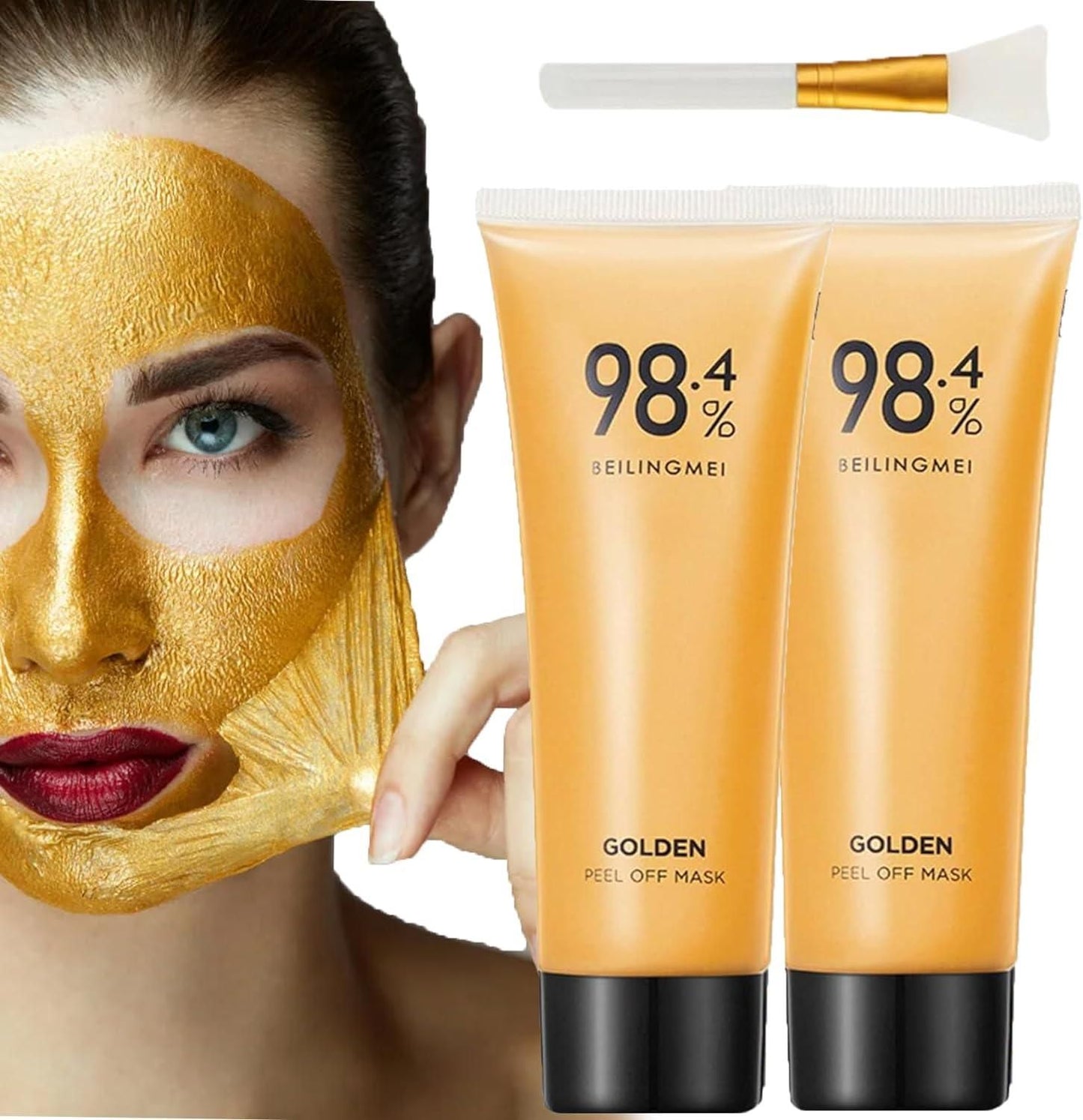 Gold Foil Peel-Off Mask (Pack of 2)
